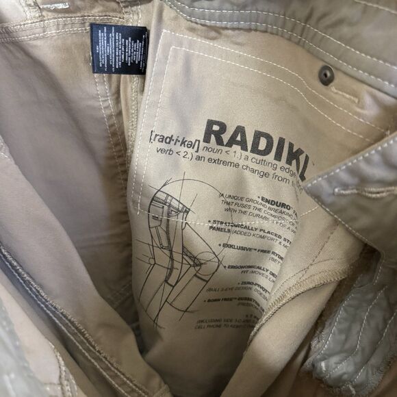 Kuhl Pants Men 34x32 (Inseam 30) Beige Radikl Hiking Outdoor Lightweight Stretch - Picture 3 of 9